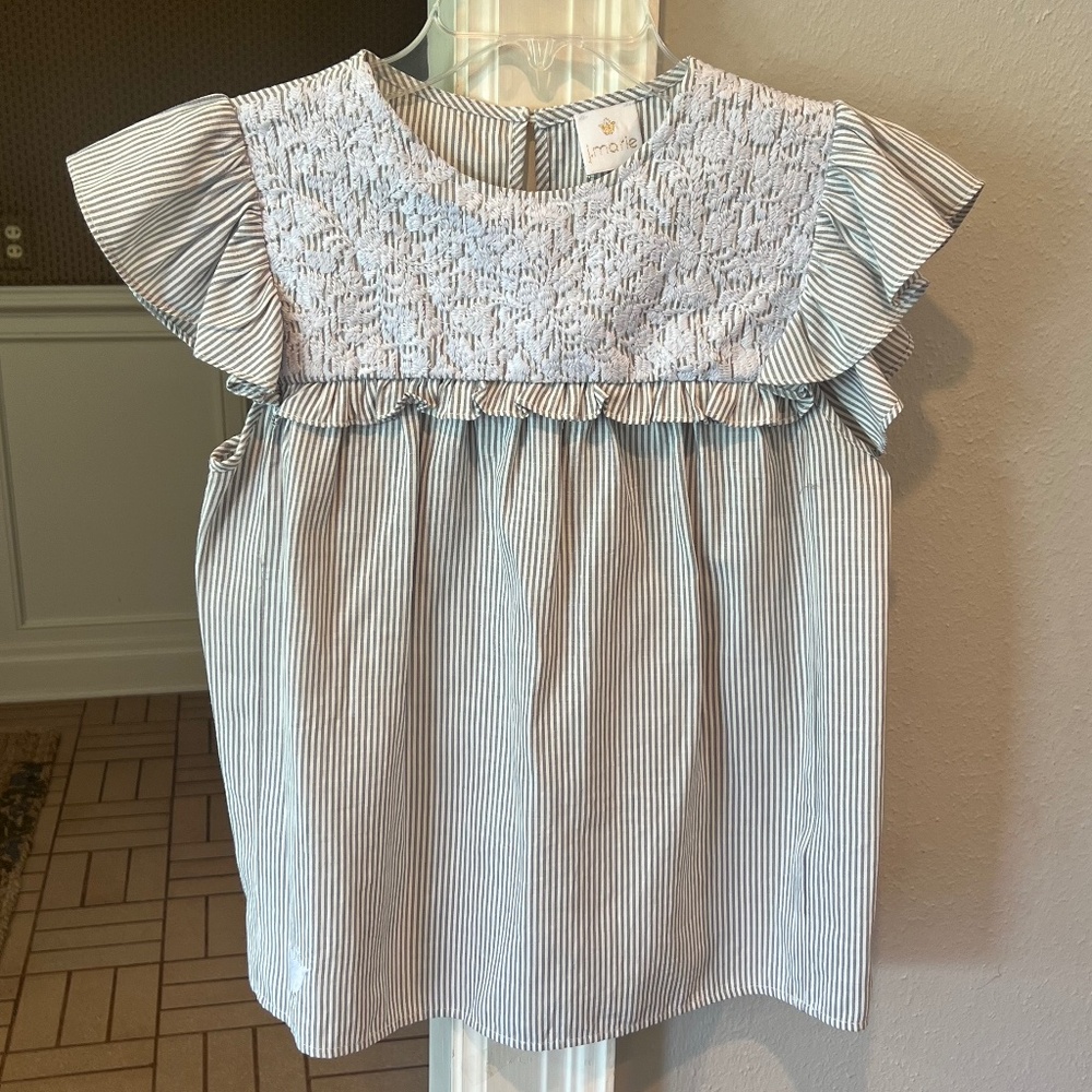 J.Marie Embroidered Sleeveless Top